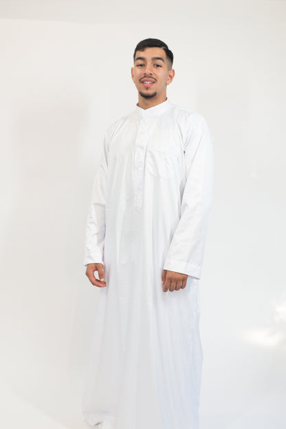Qamis Layali blanc