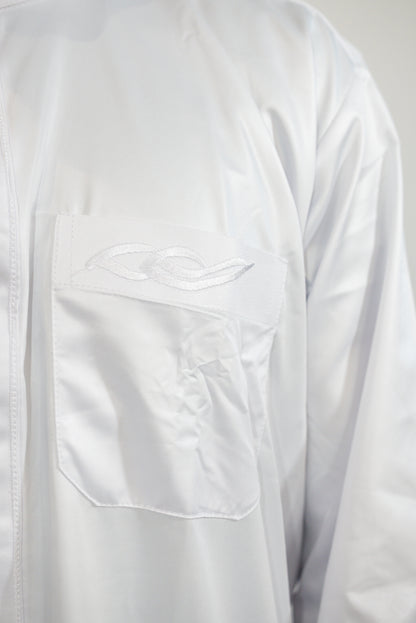 Qamis Layali blanc