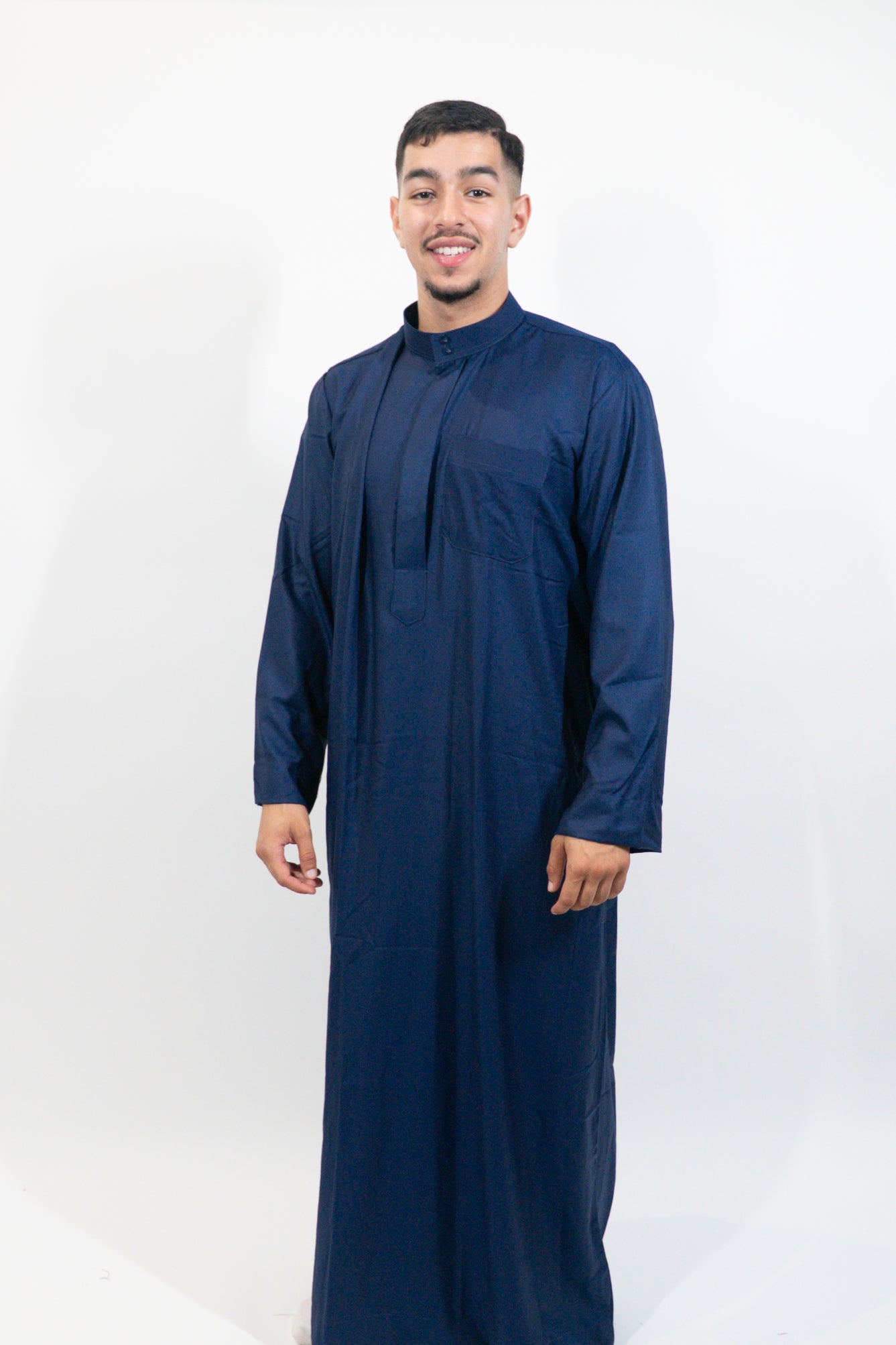 Qamis Simple bleu nuit